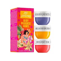 Set cremas sol de janeiro body paradise minis - 3x25ml Generico